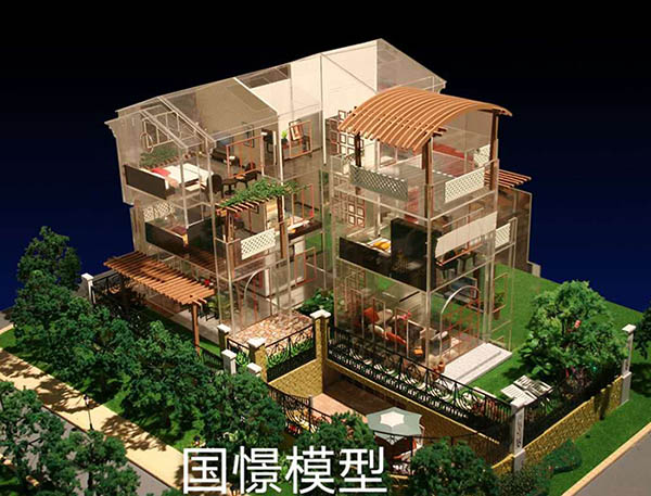 漠河市建筑模型