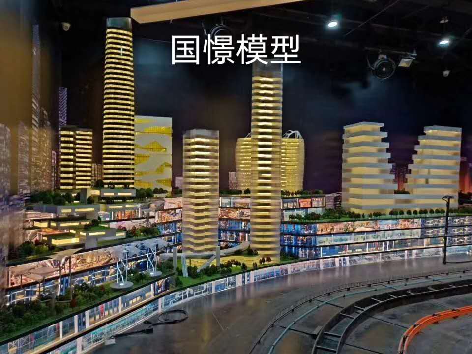 漠河市建筑模型