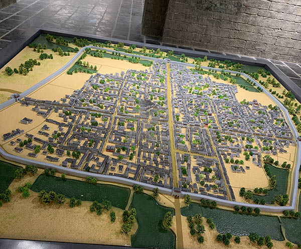 漠河市建筑模型